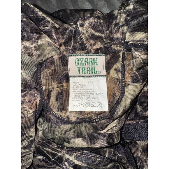 Ozark Trail Camouflage Mesh Jacket Men Size XL/XXL 1/4 Zip Hooded Pullover - Picture 3 of 8